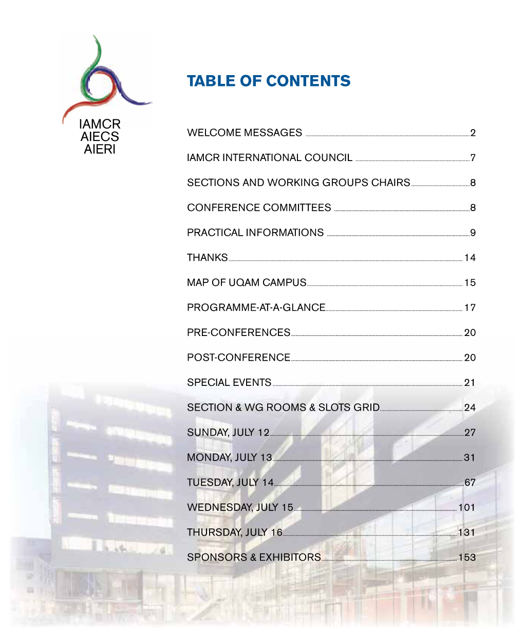 Table of Contents