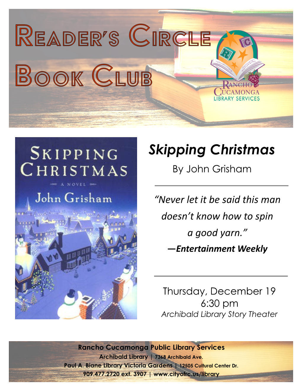 Skipping Christmas by John Grisham