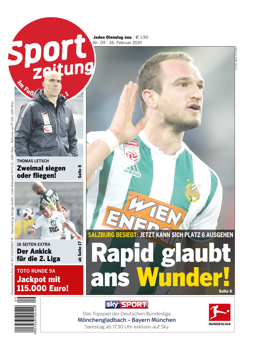 Rapid Glaubt Ans Wunder!