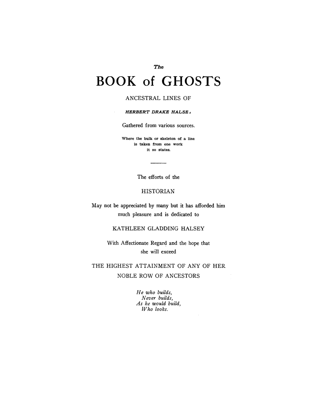 BOOK of GHOSTS