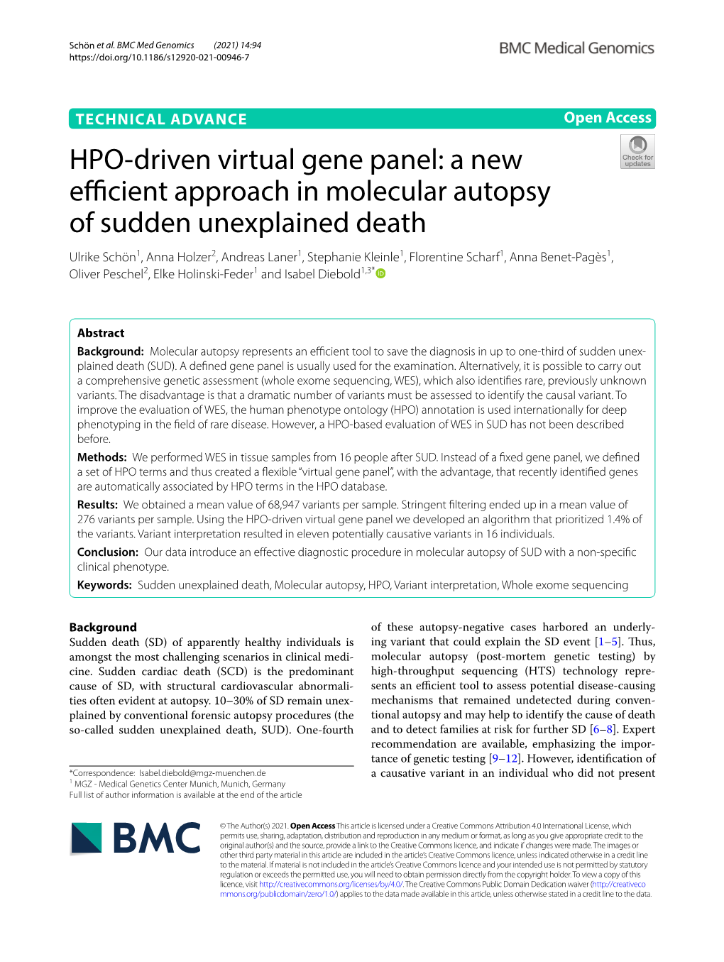 HPO-Driven Virtual Gene Panel We Developed an Algorithm That Prioritized 1.4% of the Variants