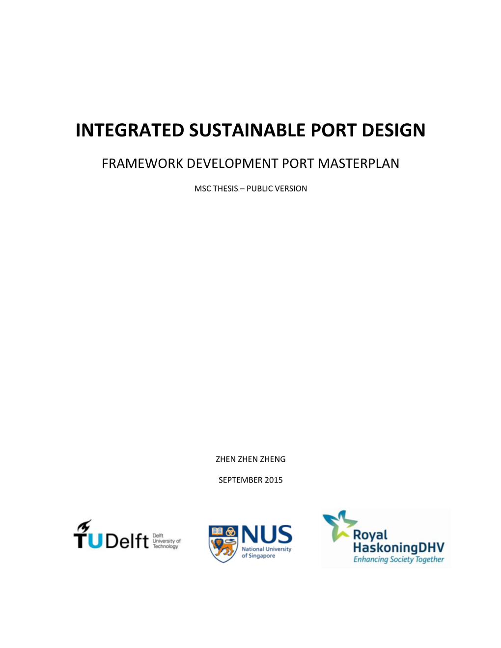 Integrated Sustainable Port Design