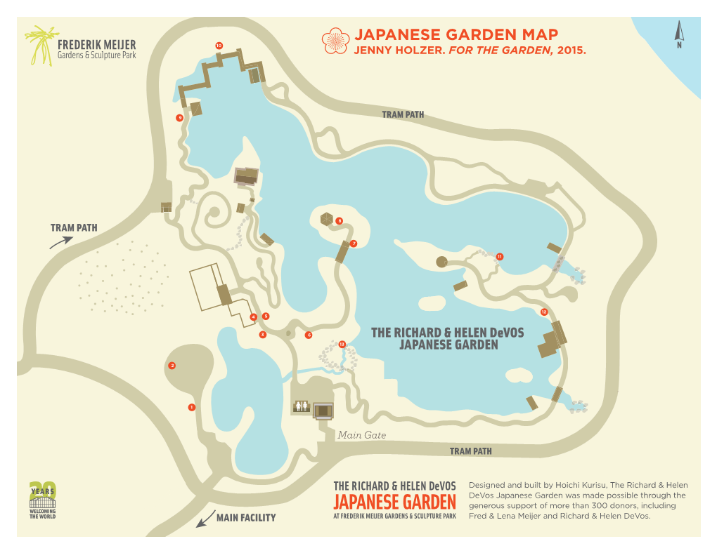 Japanese Garden Map 10 N Jenny Holzer