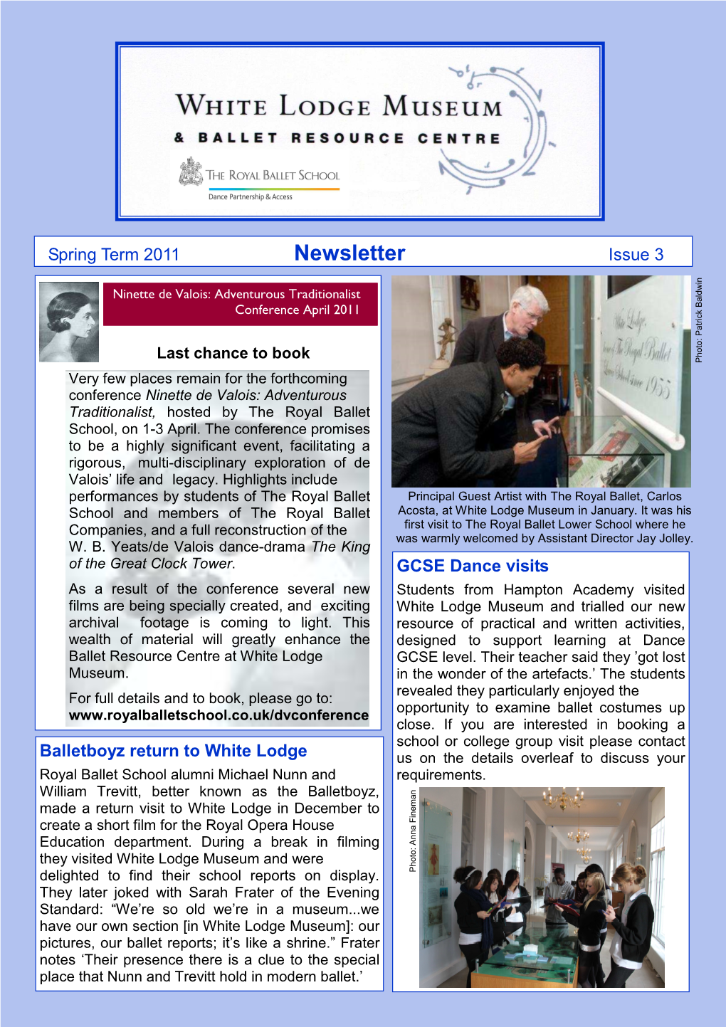 Museum Newsletter Issue 3