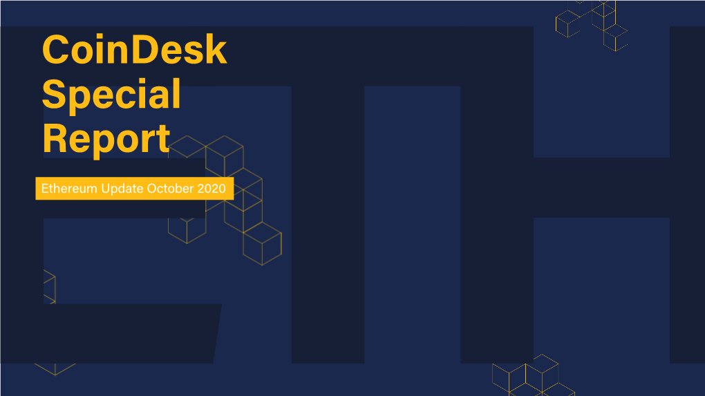 Coindesk Special Report