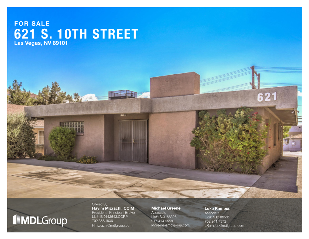 621 S. 10TH STREET Las Vegas, NV 89101