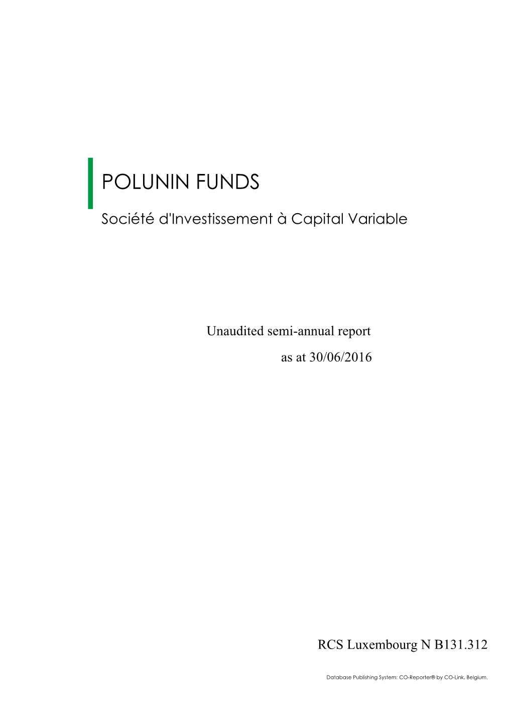 Polunin Funds