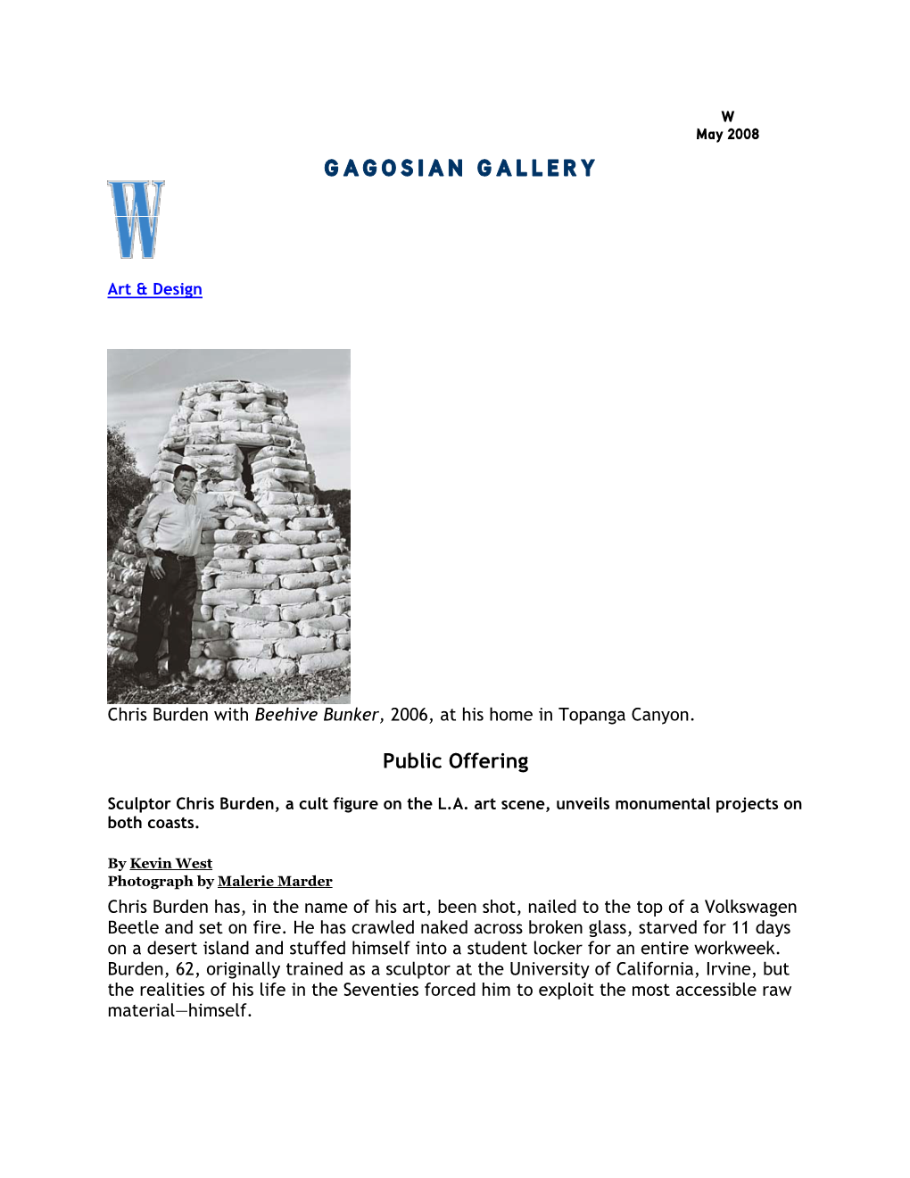 Gagosian Gallery