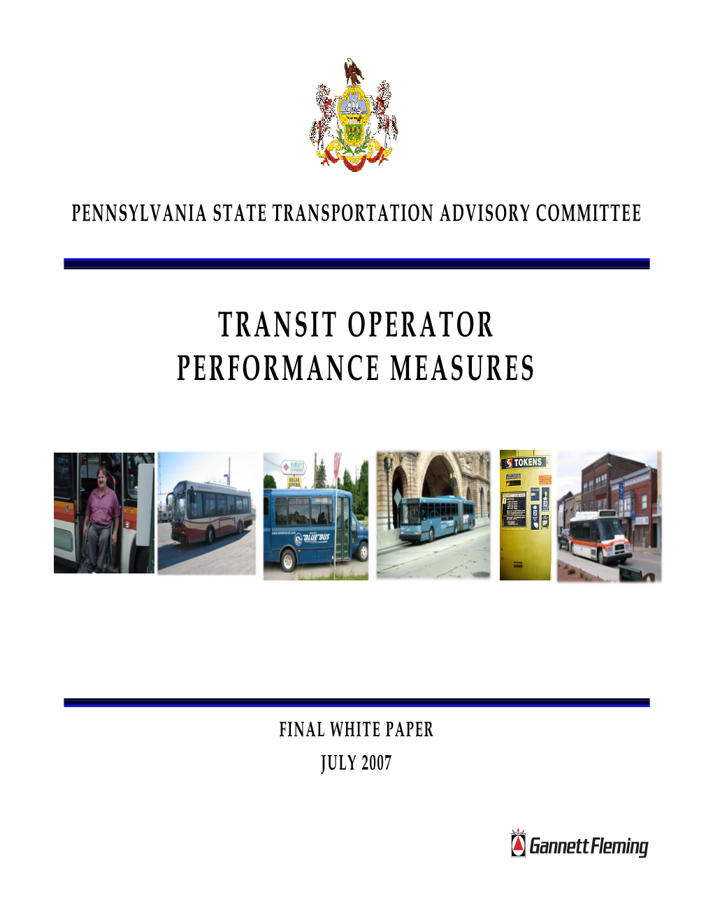 Transit Operator Performance Measures