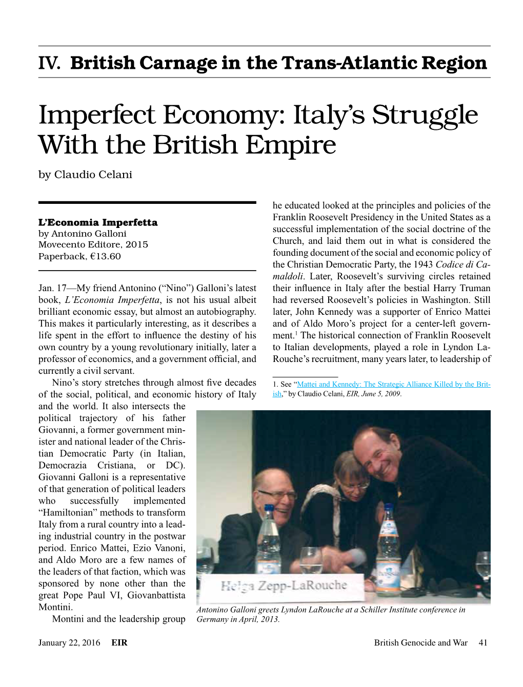 Imperfect Economy: Italy's Struggle with the British Empire