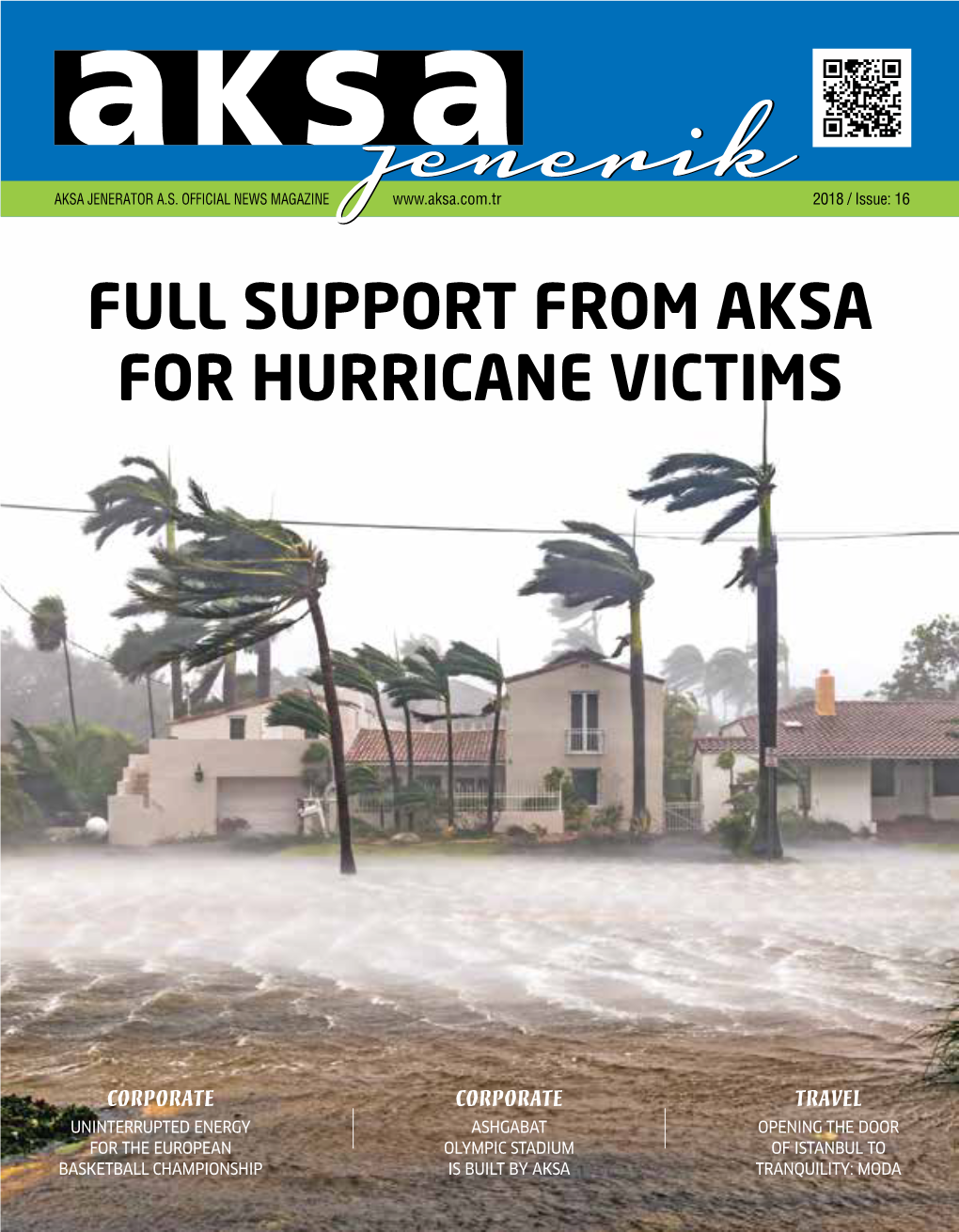 Full Support from Aksa for Hurricane Victims