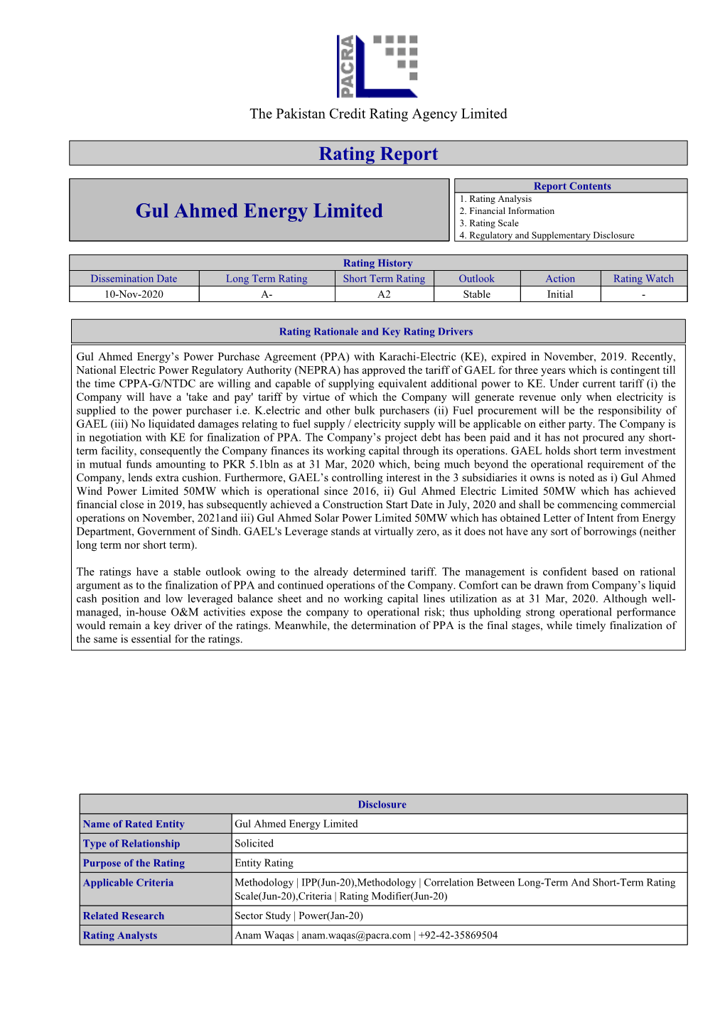 Gul Ahmed Energy Limited 2