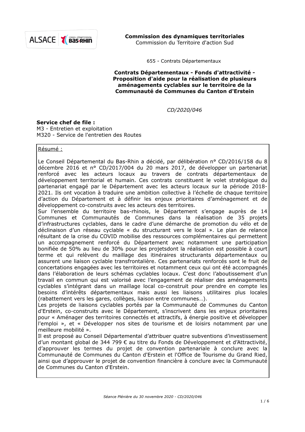 Commission Des Dynamiques Territoriales Commission Du Territoire D'action Sud Contrats Départementaux