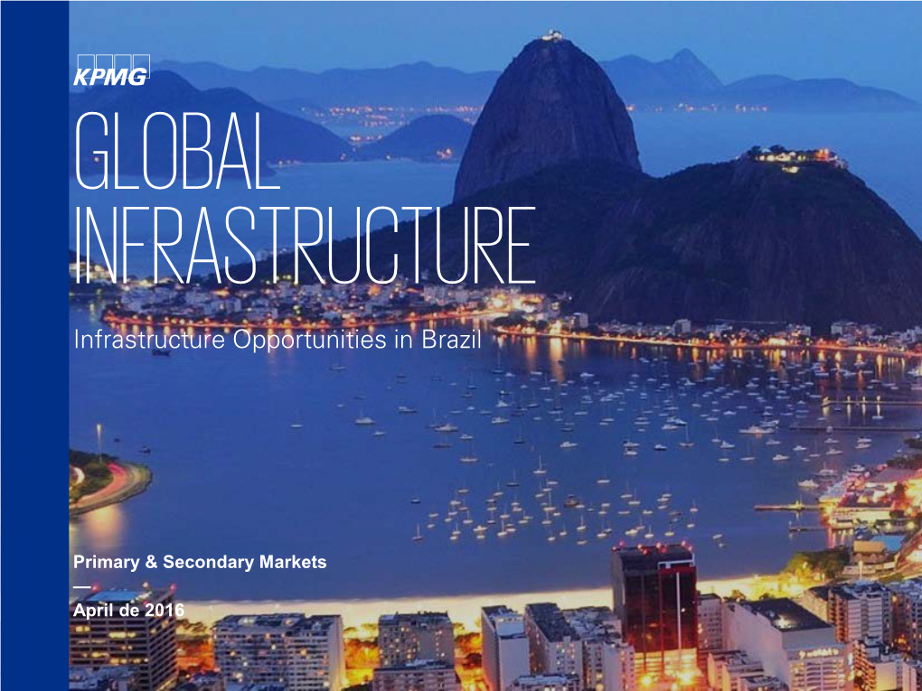 Infrastructure Opportunities in Brazil