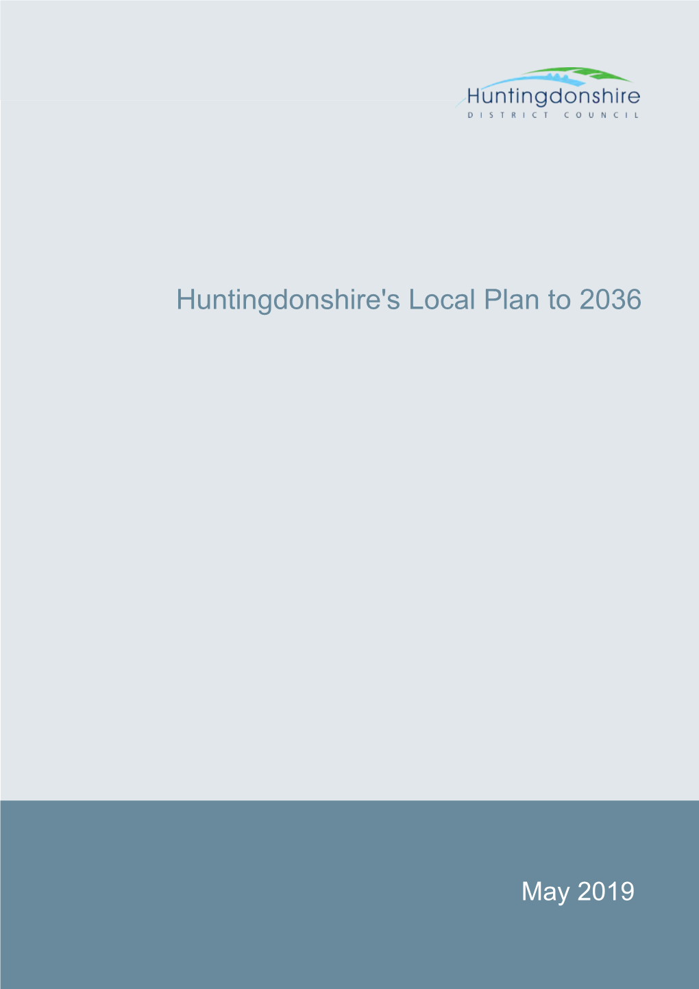 Huntingdonshire's Local Plan to 2036