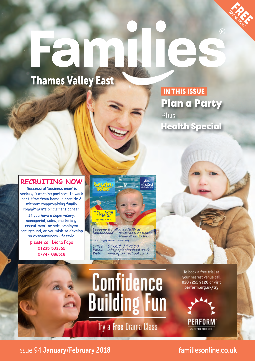 Thames Valley East in THIS ISSUE Plan a Party Plus Health Special