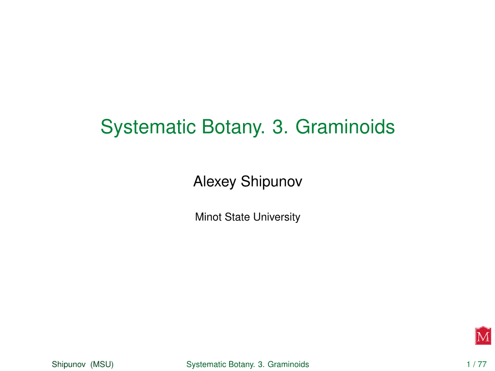 Graminoids (PDF)