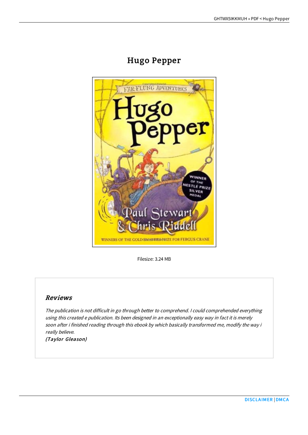 Description 0440866960-Hugo-Pepper-.Pdf