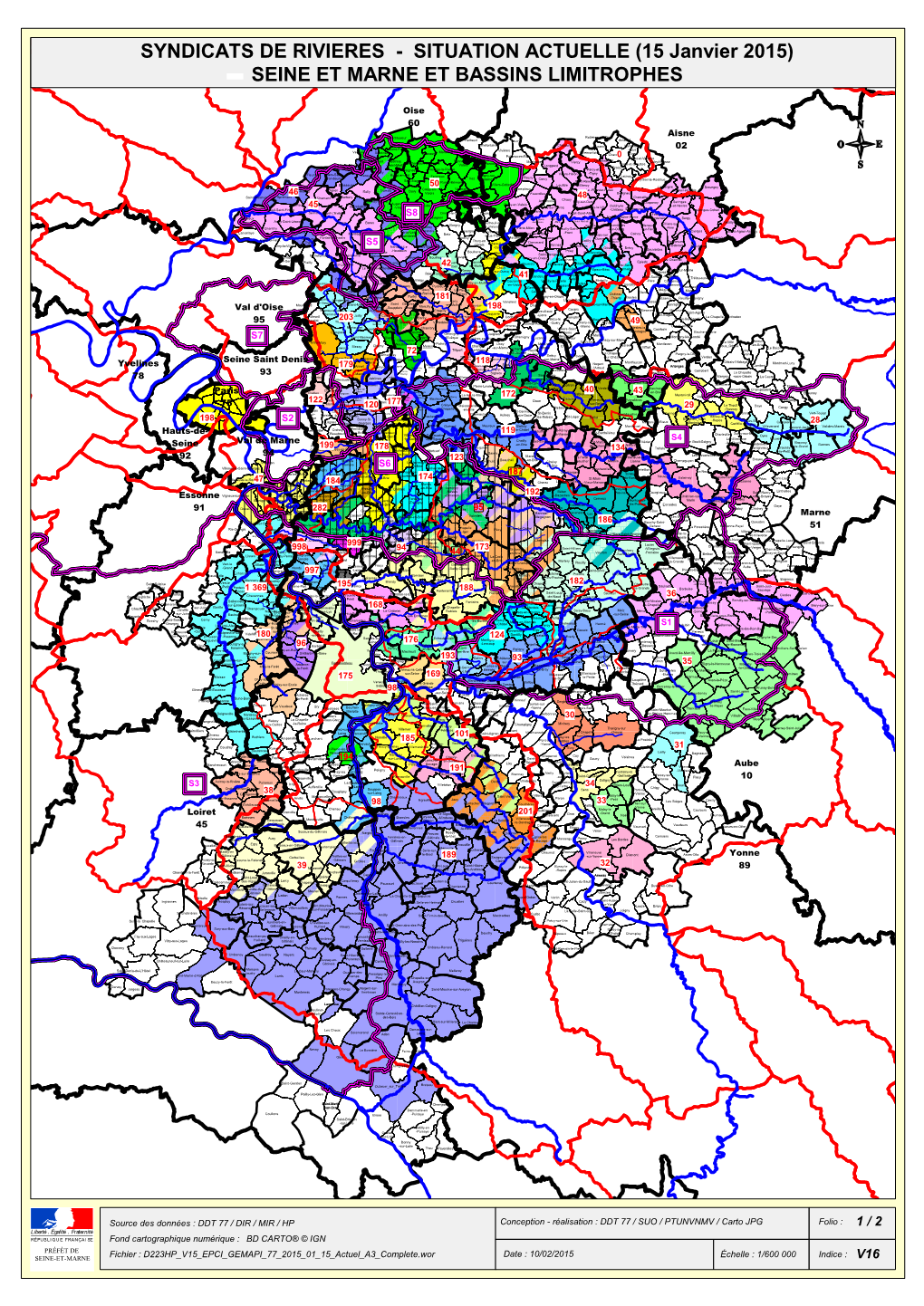 Seine Et Marne Et Bassins Limitrophes