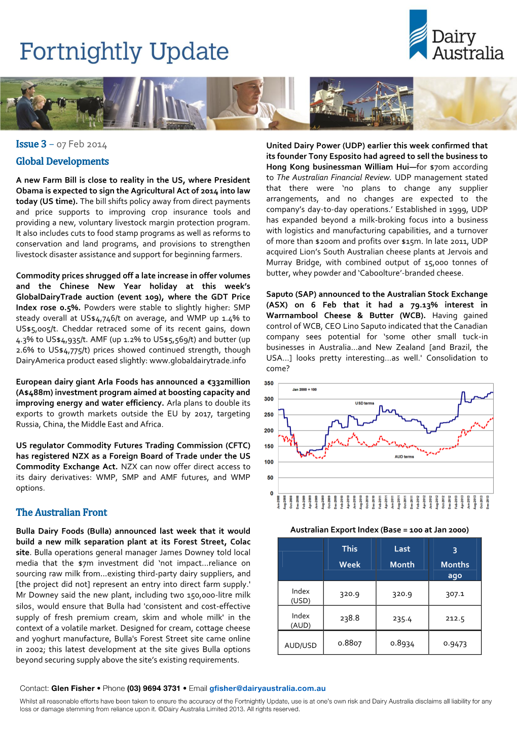 07 Feb 2014 Global Developments the Australian