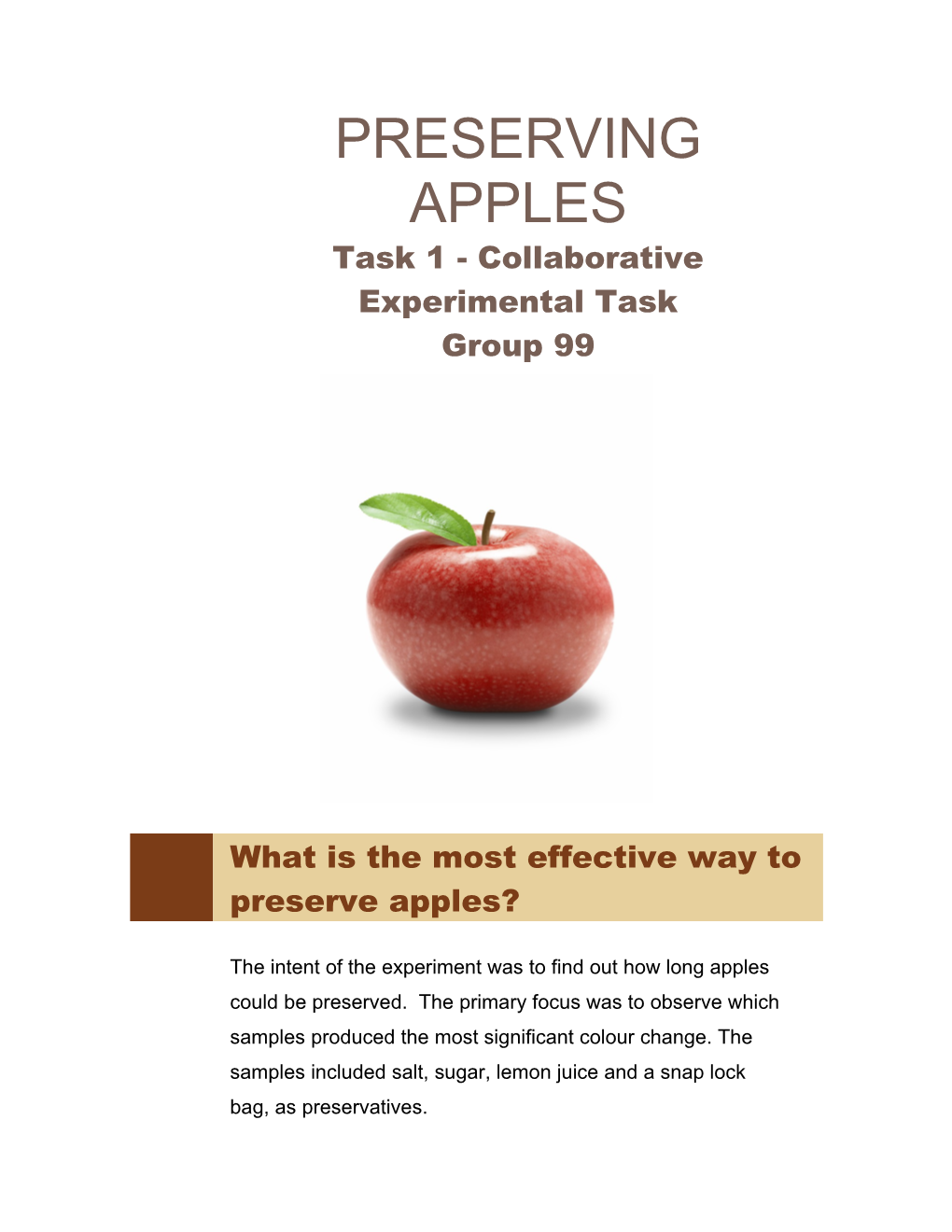 What Is the Most Effective Way to Preserve Apples?
