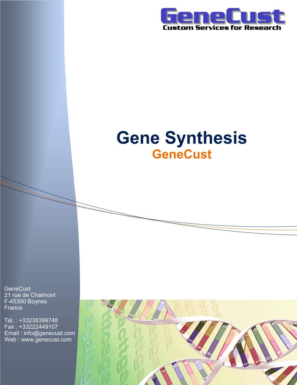 Gene Synthesis Genecust