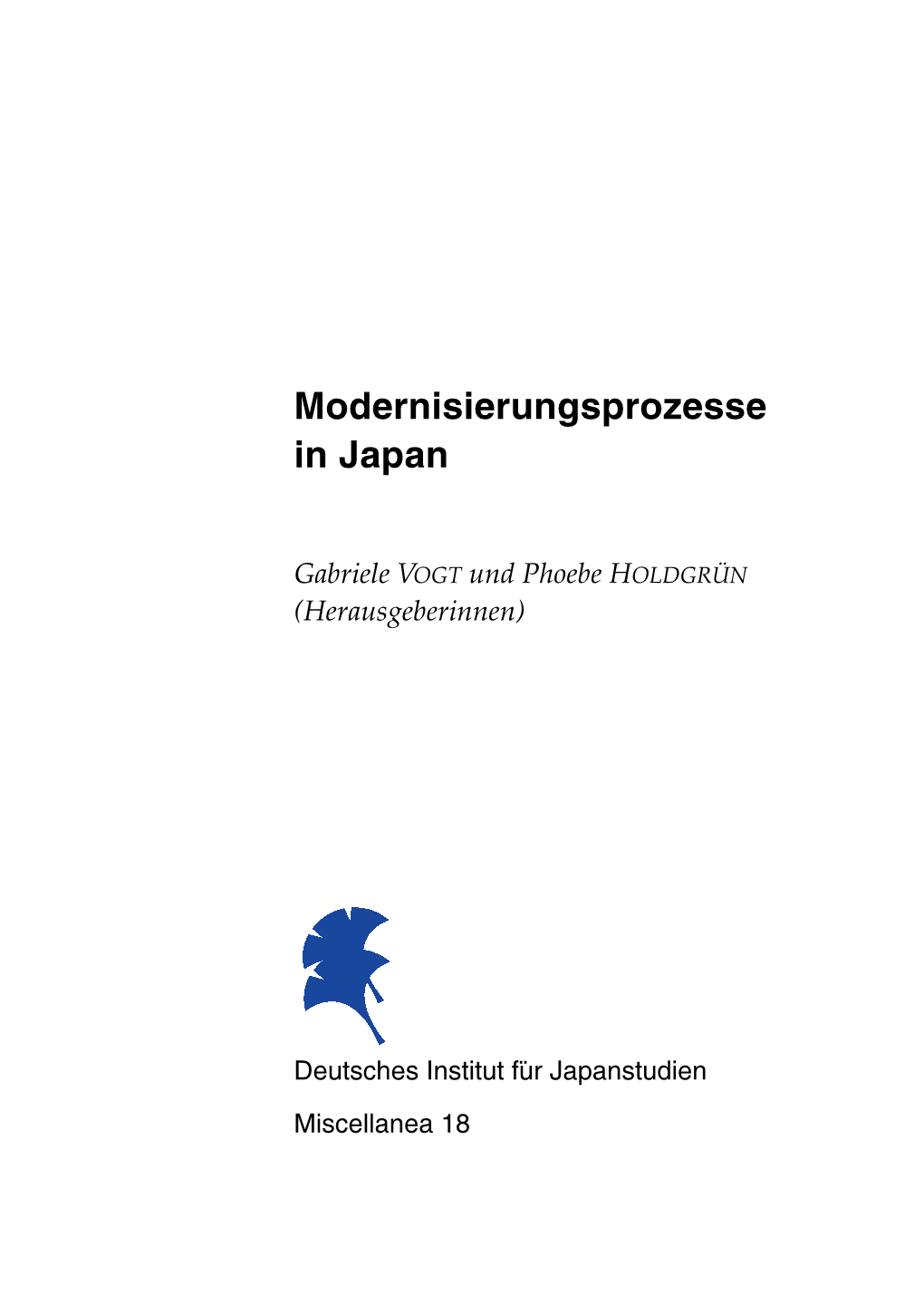 Modernisierungsprozesse in Japan