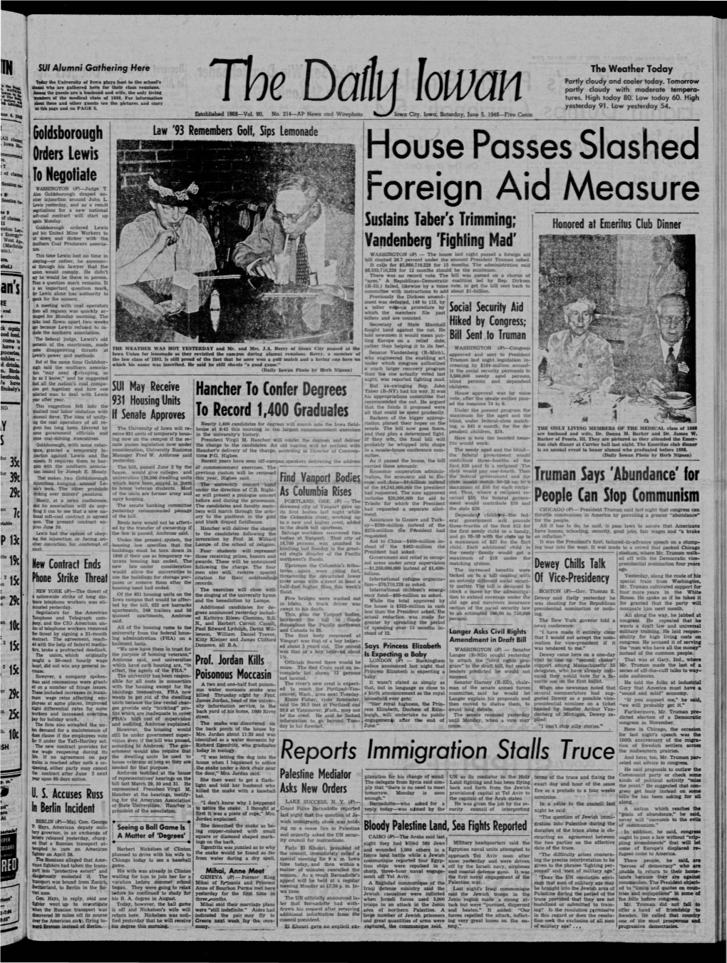 Daily Iowan (Iowa City, Iowa), 1948-06-05