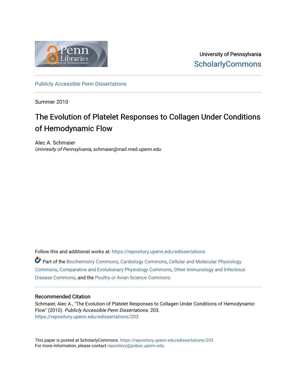 The Evolution of Platelet Responses to Collagen Under Conditions of Hemodynamic Flow