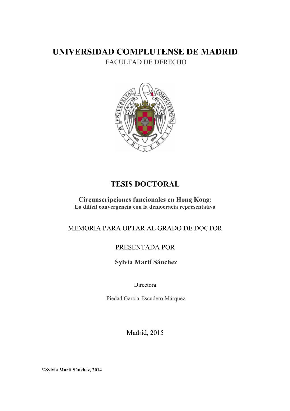 Tesis Doctoral Circunscripciones Funcionales