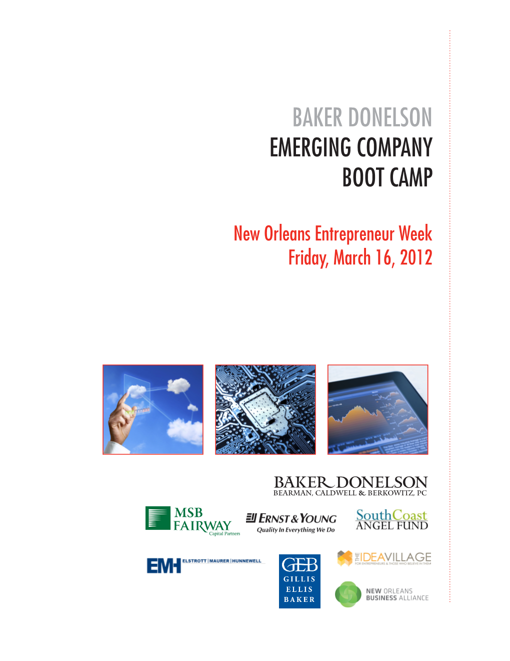 Baker Donelson Emerging Company Boot Camp