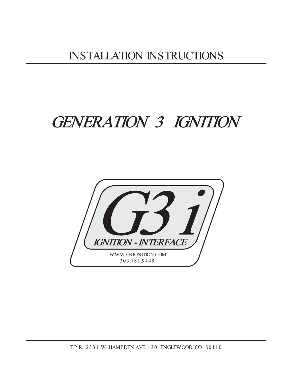 Generation 3 Ignition Magneto Modification