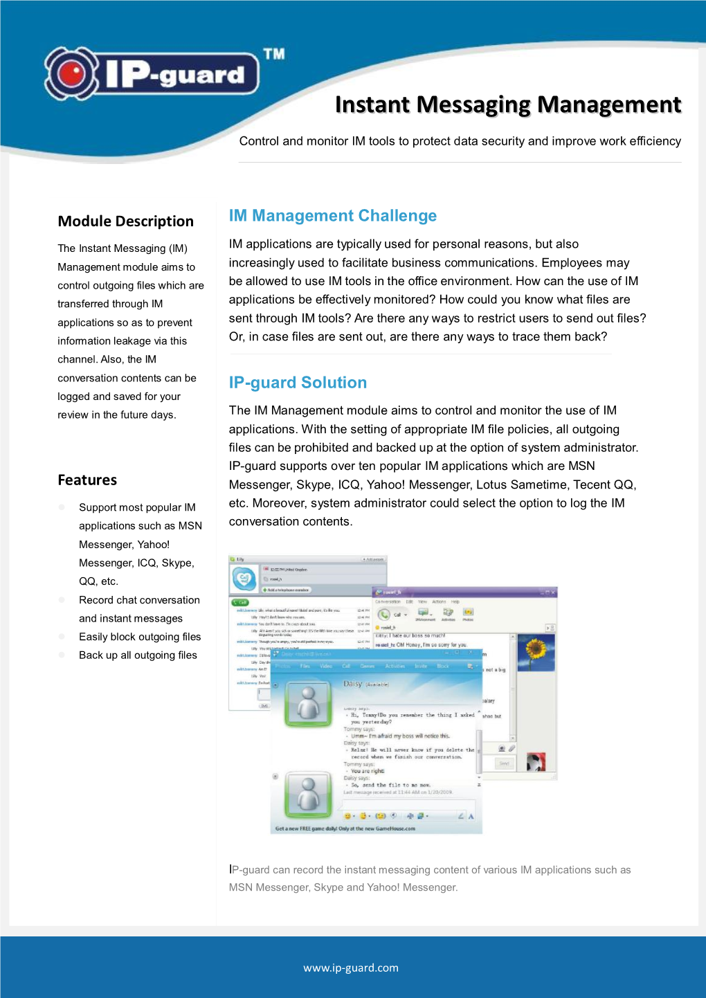 Introduction of IM Management Module