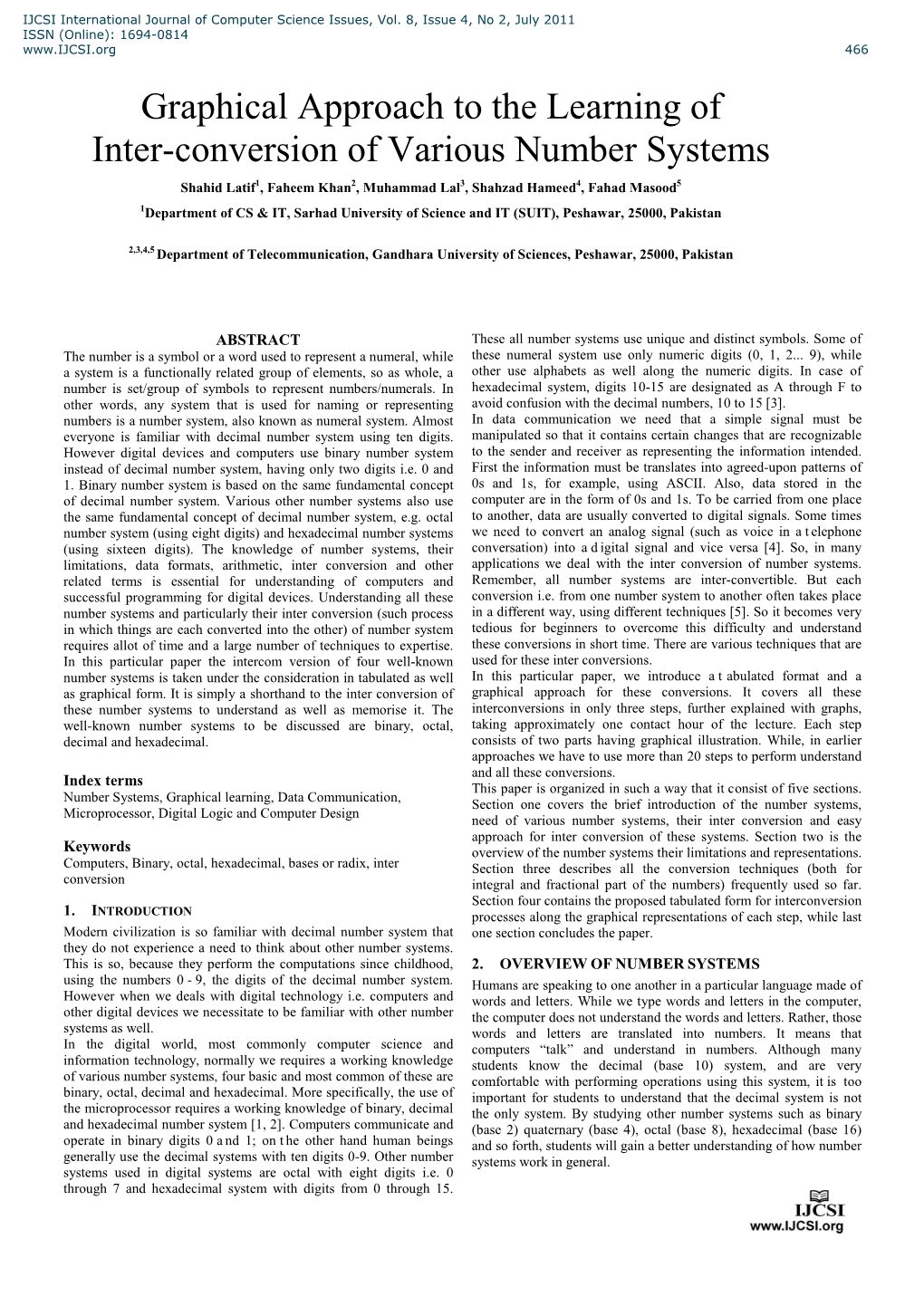 Graphical Approach to the Learning of Inter-Conversion of Various