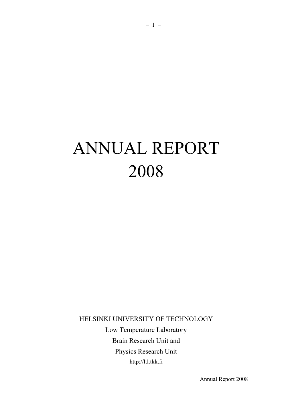 Annual Report 2008