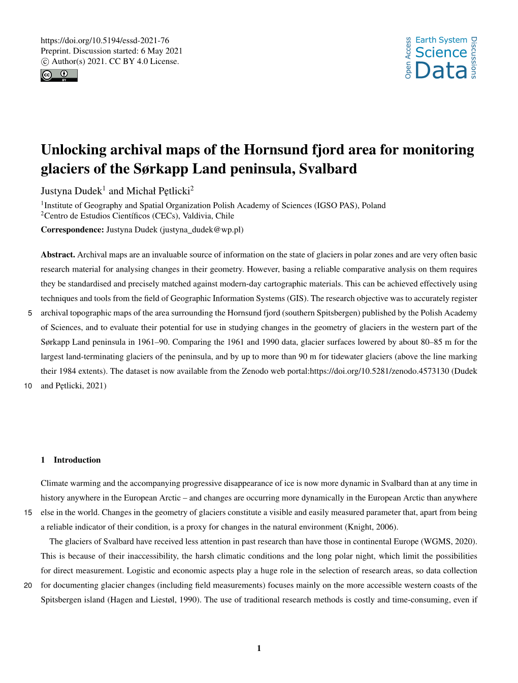 Unlocking Archival Maps of the Hornsund Fjord Area for Monitoring Glaciers of the Sørkapp Land Peninsula, Svalbard