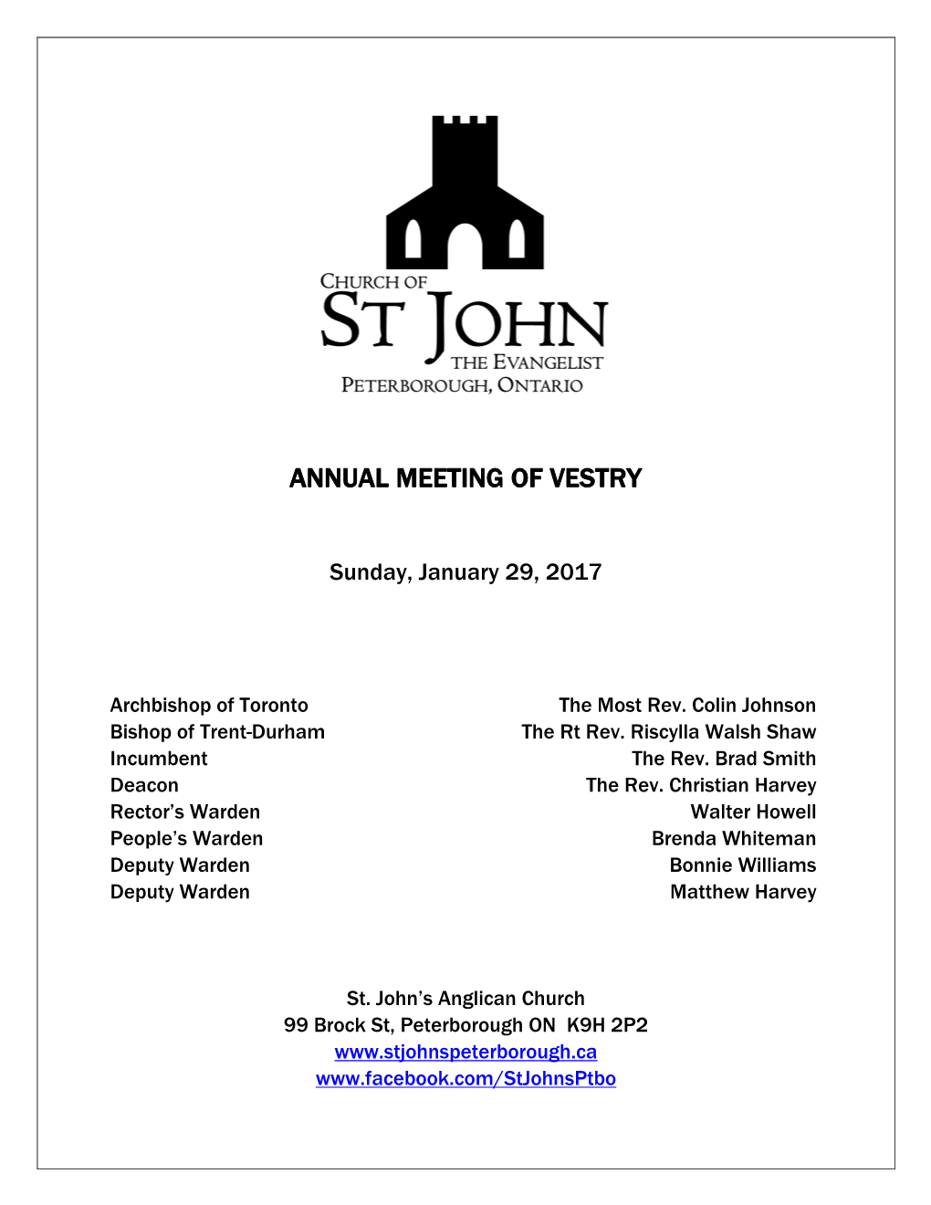 St John=S Parish Archives, Annual Report for 2008