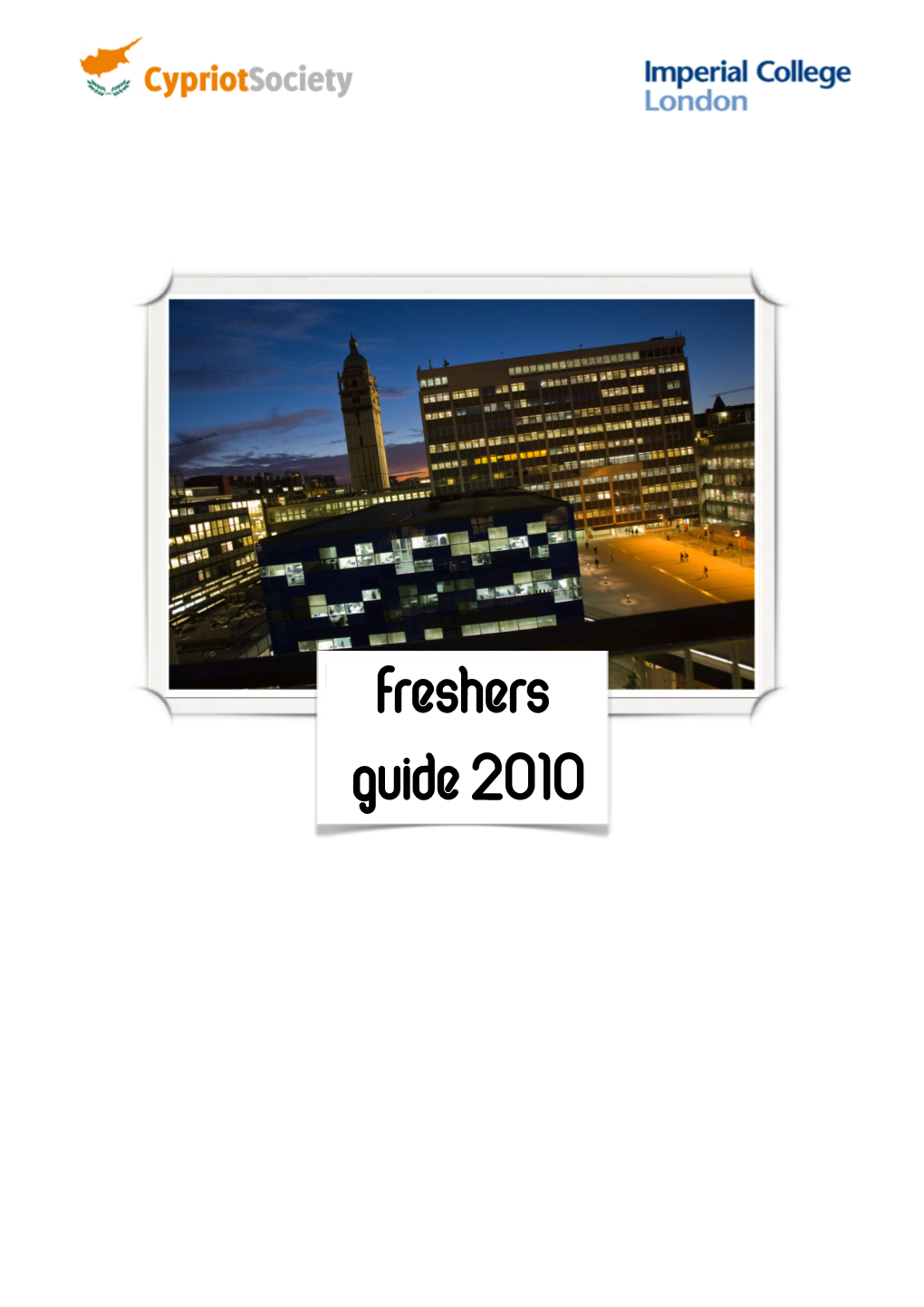 Freshers Guide 2010
