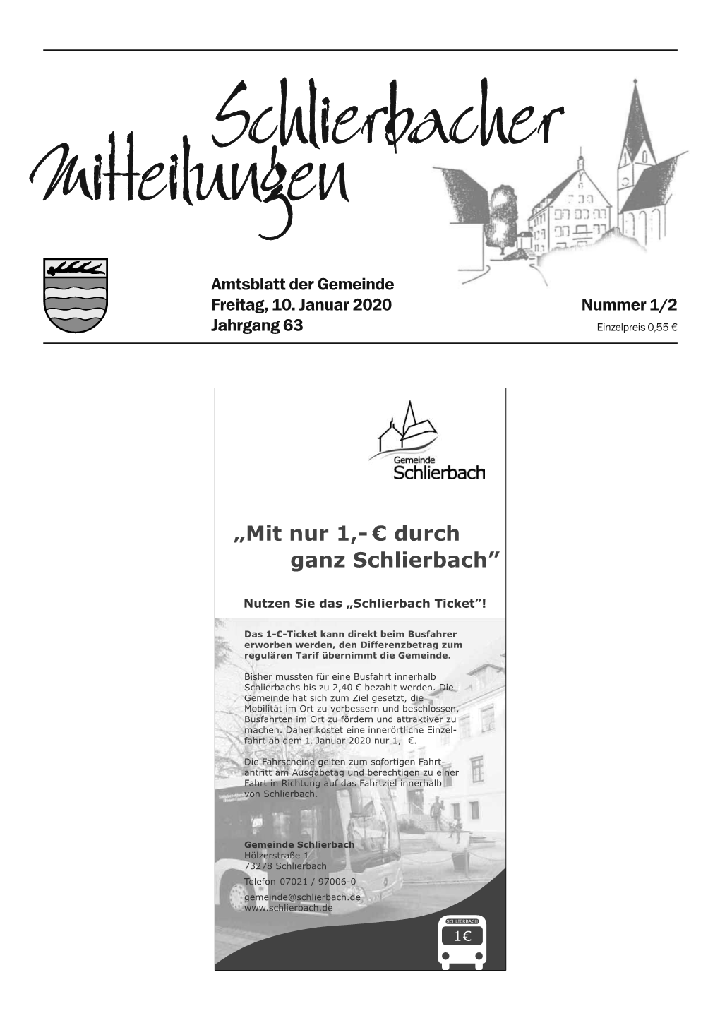 Amtliche Mitteilungen KW01-02
