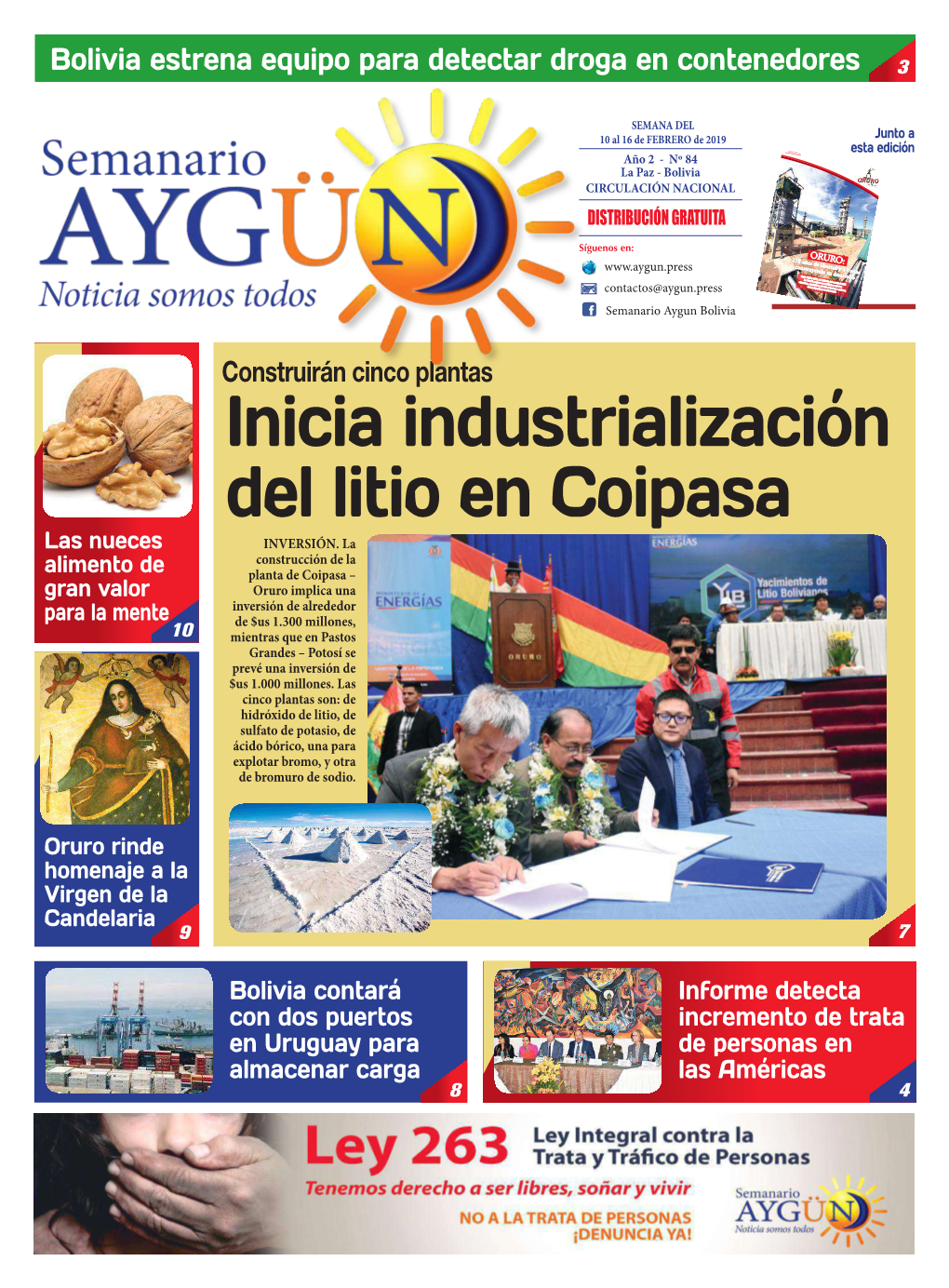 Inicia Industrialización Del Litio En Coipasa Las Nueces INVERSIÓN