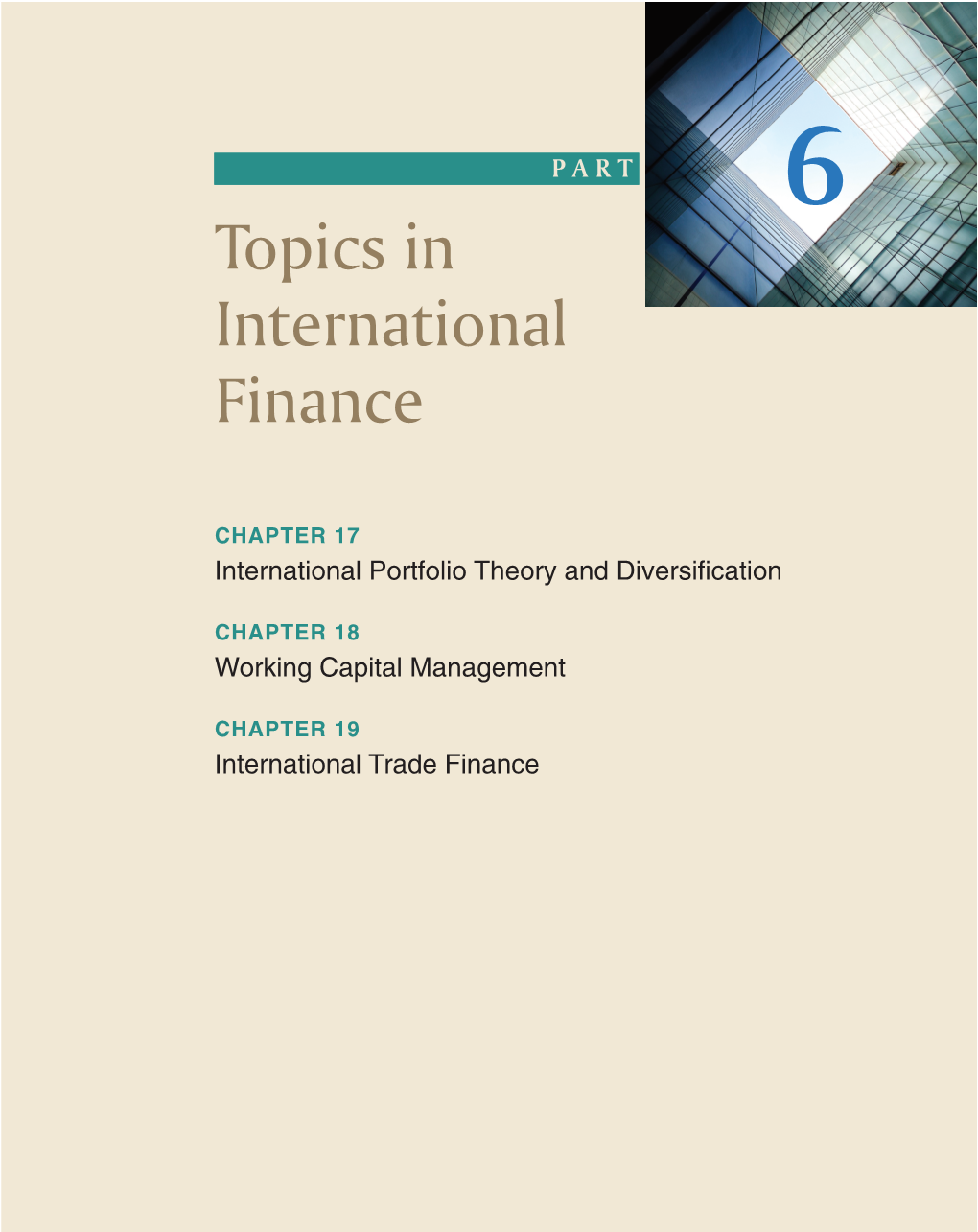 Chapter17: International Portfolio Theory and Diversification