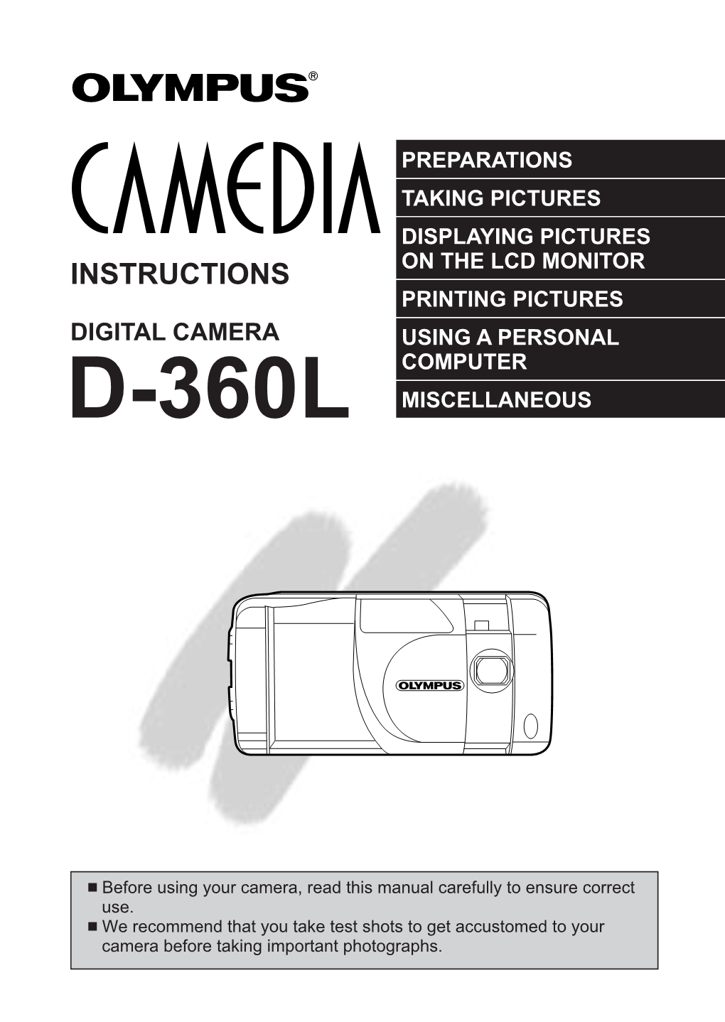 D-360L Miscellaneous