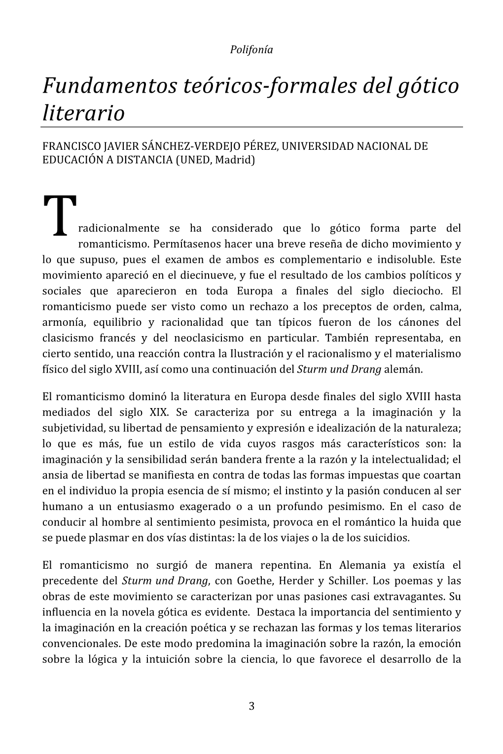 Fundamentos Teóricos-Formales Del Gótico Literario