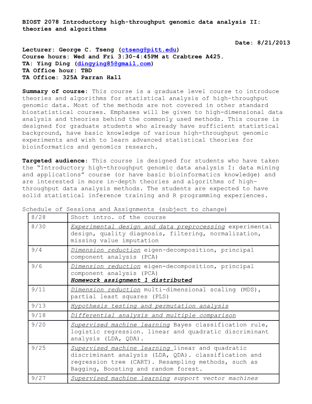 Proposed GSPH Syllabus Template