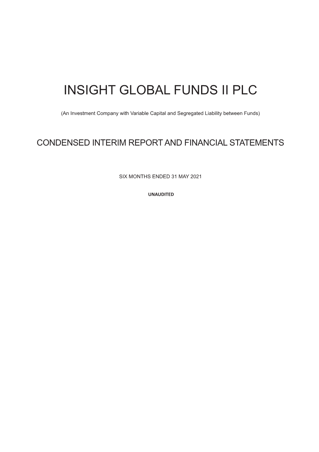 Insight Global Funds Ii Plc