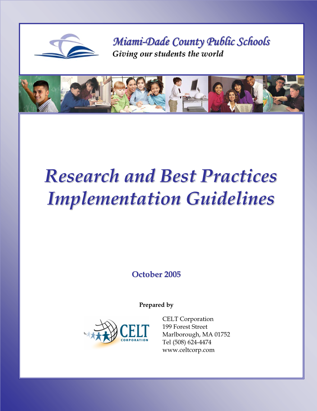 Research and Best Practices Implementation Guidelines