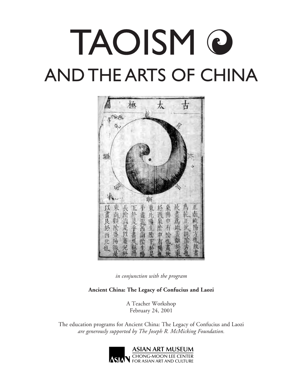 Taoism: the Arts of China Educator Packet