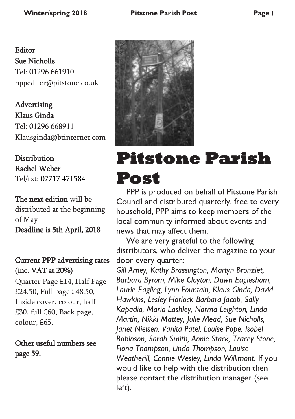 Pitstone Parish Post Page 1