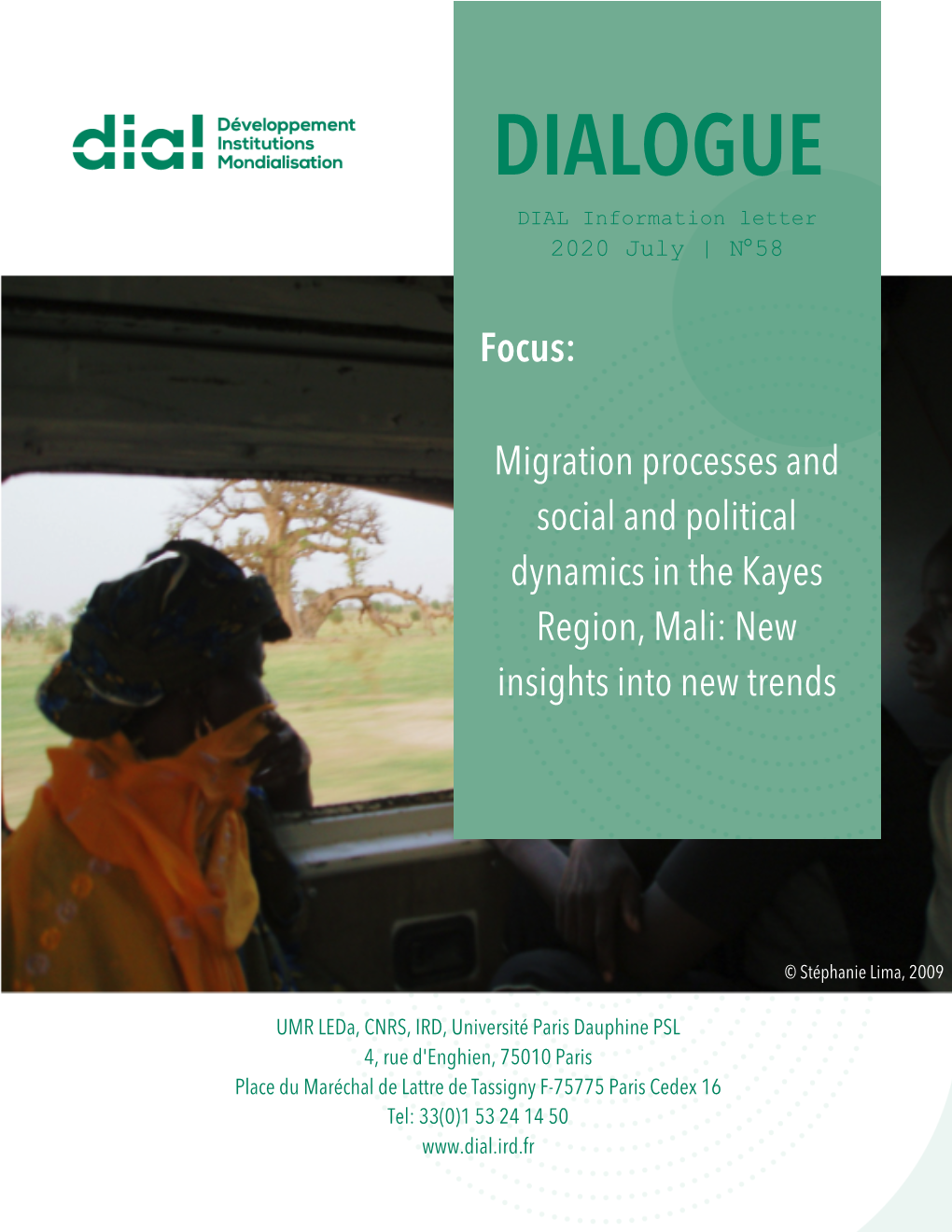 DIALOGUE DIAL Information Letter