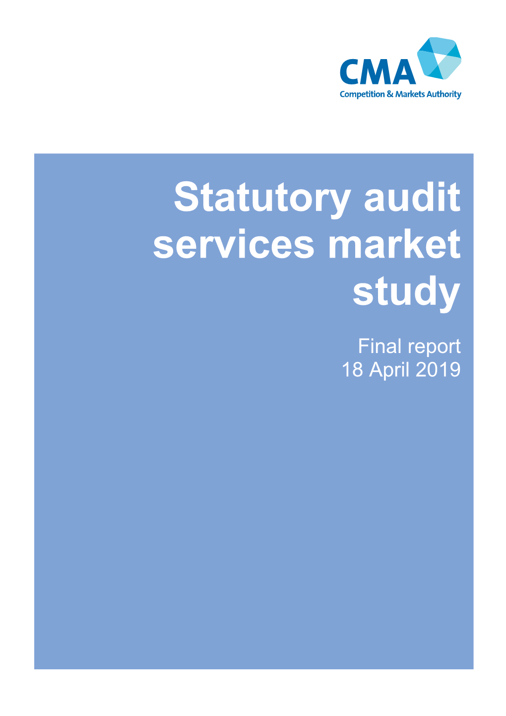 Statutory Audit Services Markets Study Update Paper, P6